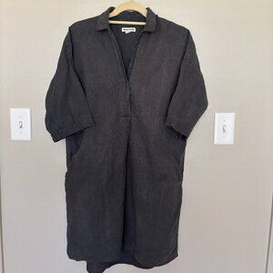 Whistles Oversized linen dress